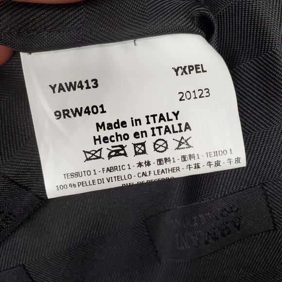 ARMANI COLLEZIONI Blue Calf Leather Tote Shoulder Bag Cross Body Work Travel - Picture 8 of 11